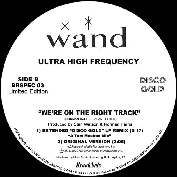 We're On The Right Track | Mint (M) Generic - DISCO