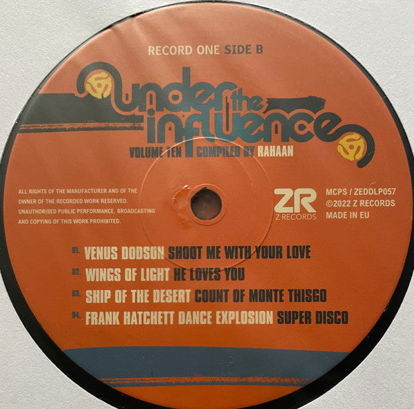 Under The Influence Volume Ten (A Collection Of Rare Funk & Disco) | Mint (M) Mint (M)