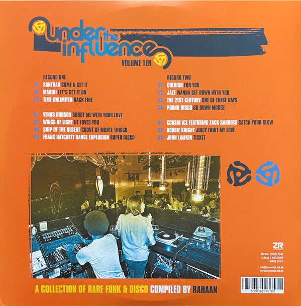 Under The Influence Volume Ten (A Collection Of Rare Funk & Disco) | Mint (M) Mint (M)
