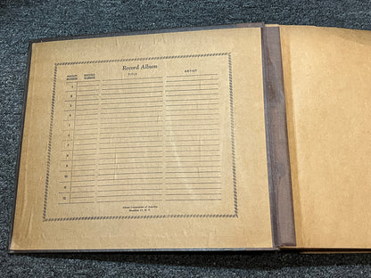 12 Page 12" 78RPM Record Book | Excellent+ (EX+) - USED *EXCELLENT+*