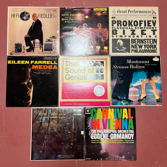 8 CLASSICAL MUSIC VINYL RECORD ALBUM LPS <EX CONDITIONS> | Very Good Plus (VG+) Very Good Plus (VG+) - USED LOT