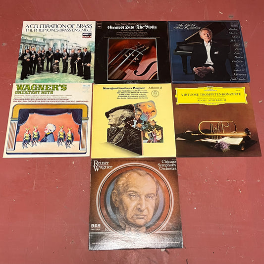 7 CLASSICAL MUSIC VINYL RECORD ALBUM LPS (EX TO NM CONDITIONS) | Excellent (EX) Excellent (EX) - USED LOT