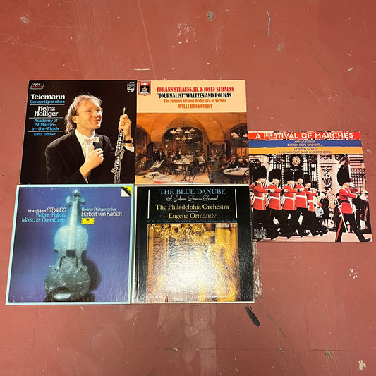 5 CLASSICAL MUSIC VINYL RECORD ALBUMS (EX TO NM CONDITIONS) | Excellent (EX) Excellent (EX) - USED LOT