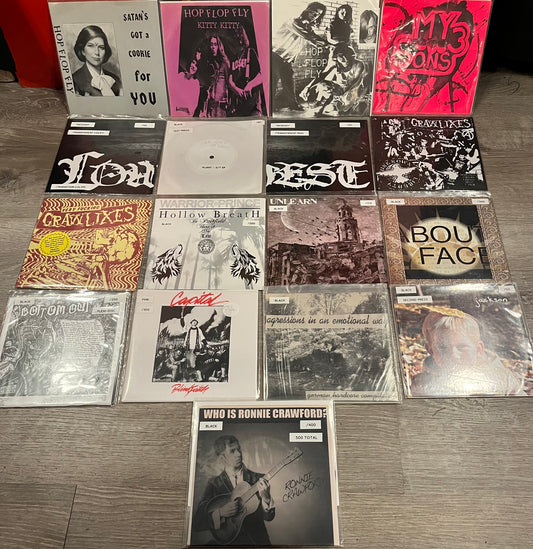 17 PUNK 7" LIMITED EDITION VINYL RECORDS | - USED *NEAR MINT*