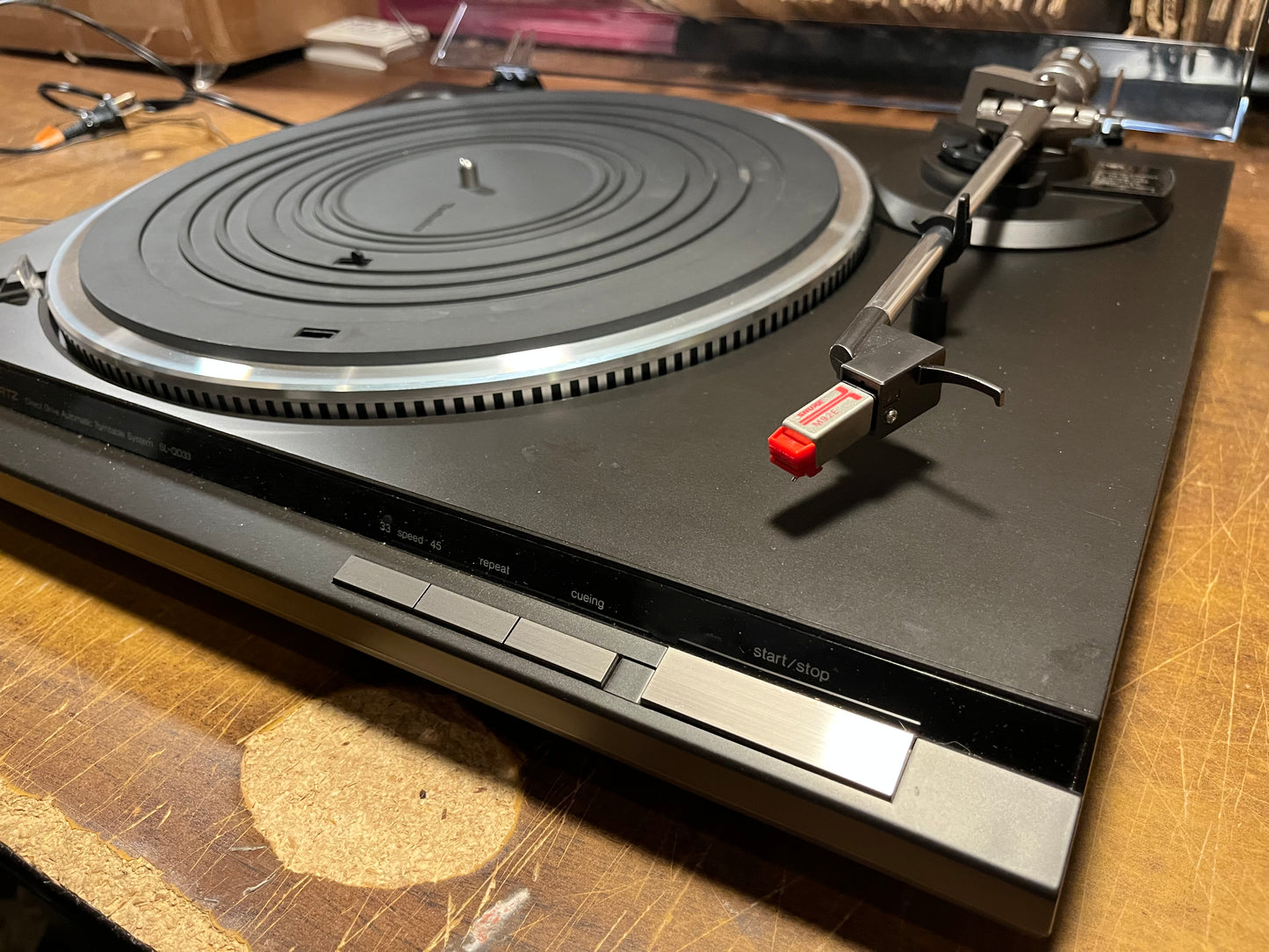 STEREO TURNTABLE SL-QD33 *SHARP* | - USED *NEAR MINT*