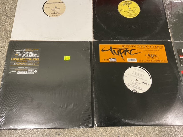 12 HIP HOP RECODS VINYL LOT | - USED *VERY GOOD+