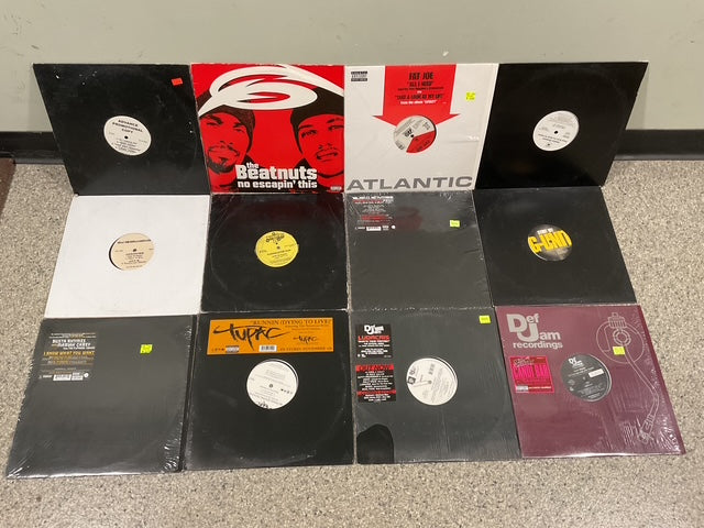 12 HIP HOP RECODS VINYL LOT | - USED *VERY GOOD+