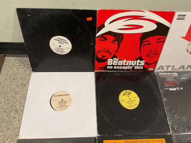 12 HIP HOP RECODS VINYL LOT | - USED *VERY GOOD+