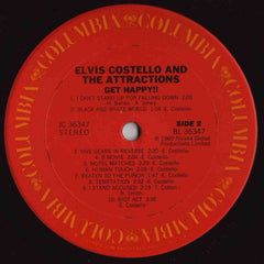 Elvis Costello & The Attractions Get Happy!! LP Near Mint (NM or M-) Near Mint (NM or M-)