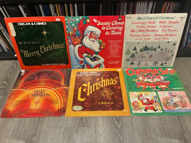 6 HOLIDAY/CHRISTMAS VINYL ALBUMS/LOT/COLLECTION | Very Good Plus (VG+) Very Good Plus (VG+) - USED