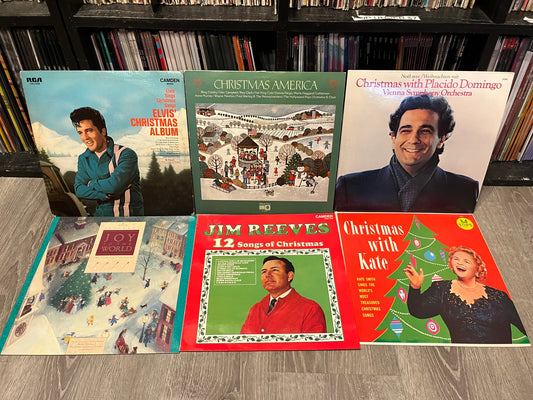6 HOLIDAY/CHRISTMAS VINYL ALBUMS/LOT/COLLECTION | Very Good Plus (VG+) Very Good Plus (VG+) - USED