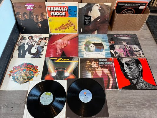 13 ROCK VINYL LPs COLLECTION LOT | - USED