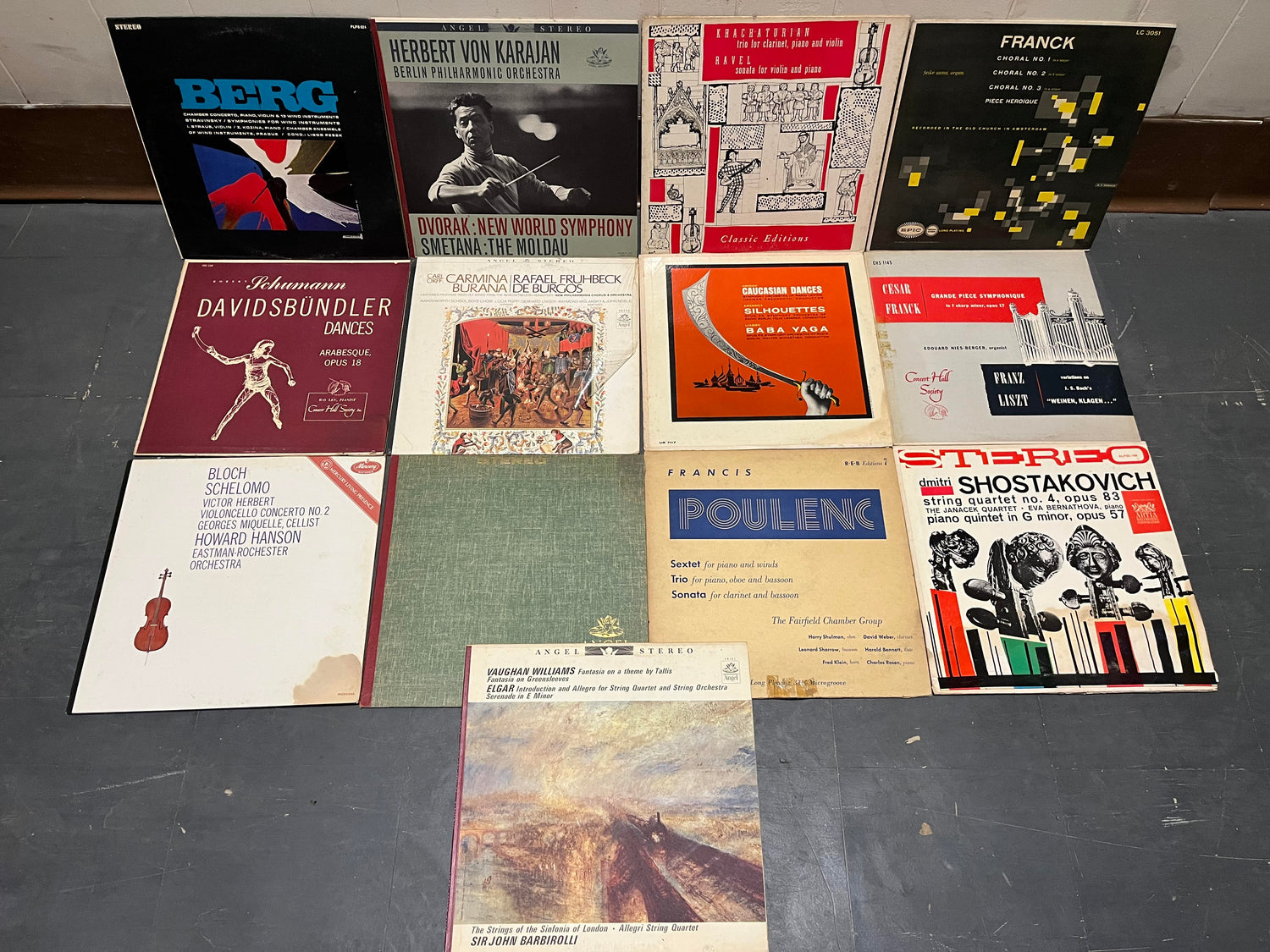Various - 13 CLASSICAL VINYL RECORD ALBUMS (LISTED & GRADED) | Very Good Plus (VG+) Very Good Plus (VG+) - USED