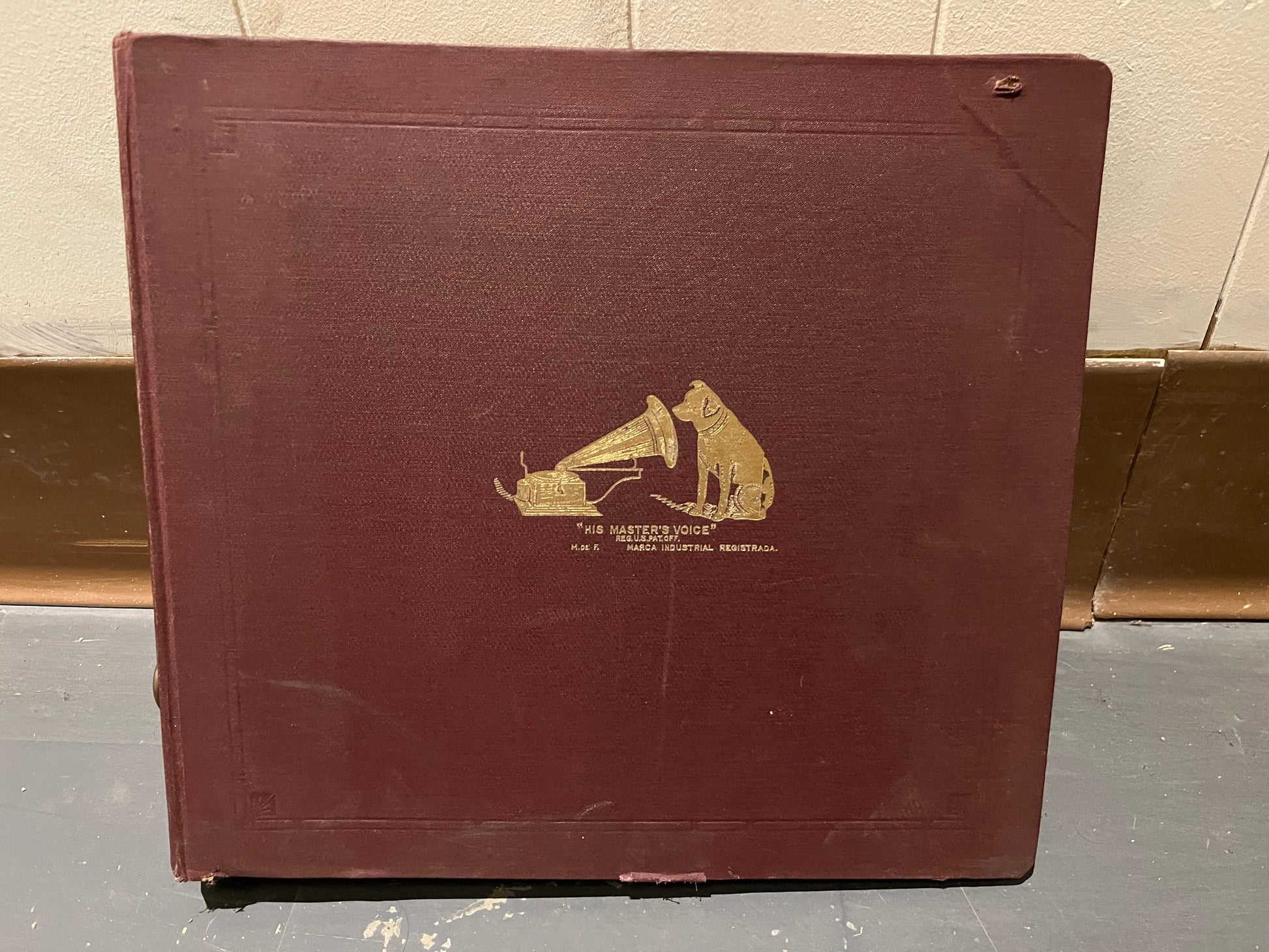 RCA / MASTERS VOICE - 17 PAGE 78RPM 12" RECORD BOOK | Very Good Plus (VG+) - USED