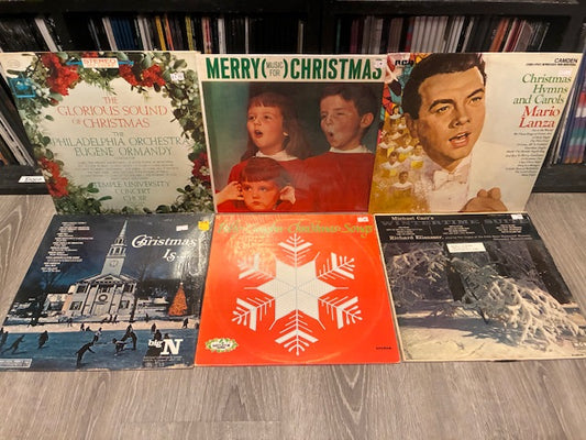 6 HOLIDAY/CHRISTMAS VINYL ALBUMS/LOT/COLLECTION | Very Good Plus (VG+) Very Good Plus (VG+) - USED
