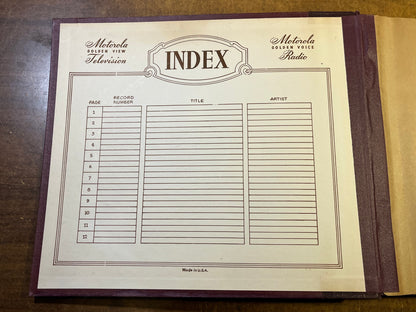 12 Page 12" 78RPM Record Book *NO WRITING* | Excellent (EX) - USED