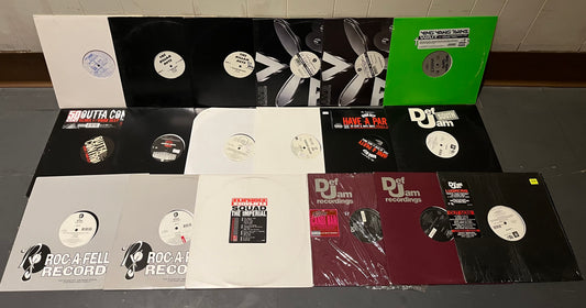 Various - 48 HIP HOP VINYL RECORDS LOT/COLLECTION (LISTED & GRADED) | - USED