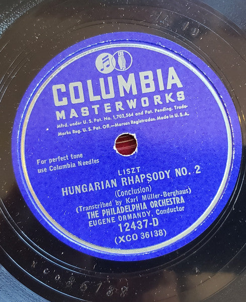 16 78 RPM 12" CLASSICAL RECORDS - LIST IN DESCRIPTION | Very Good (VG) Very Good Plus (VG+) - USED