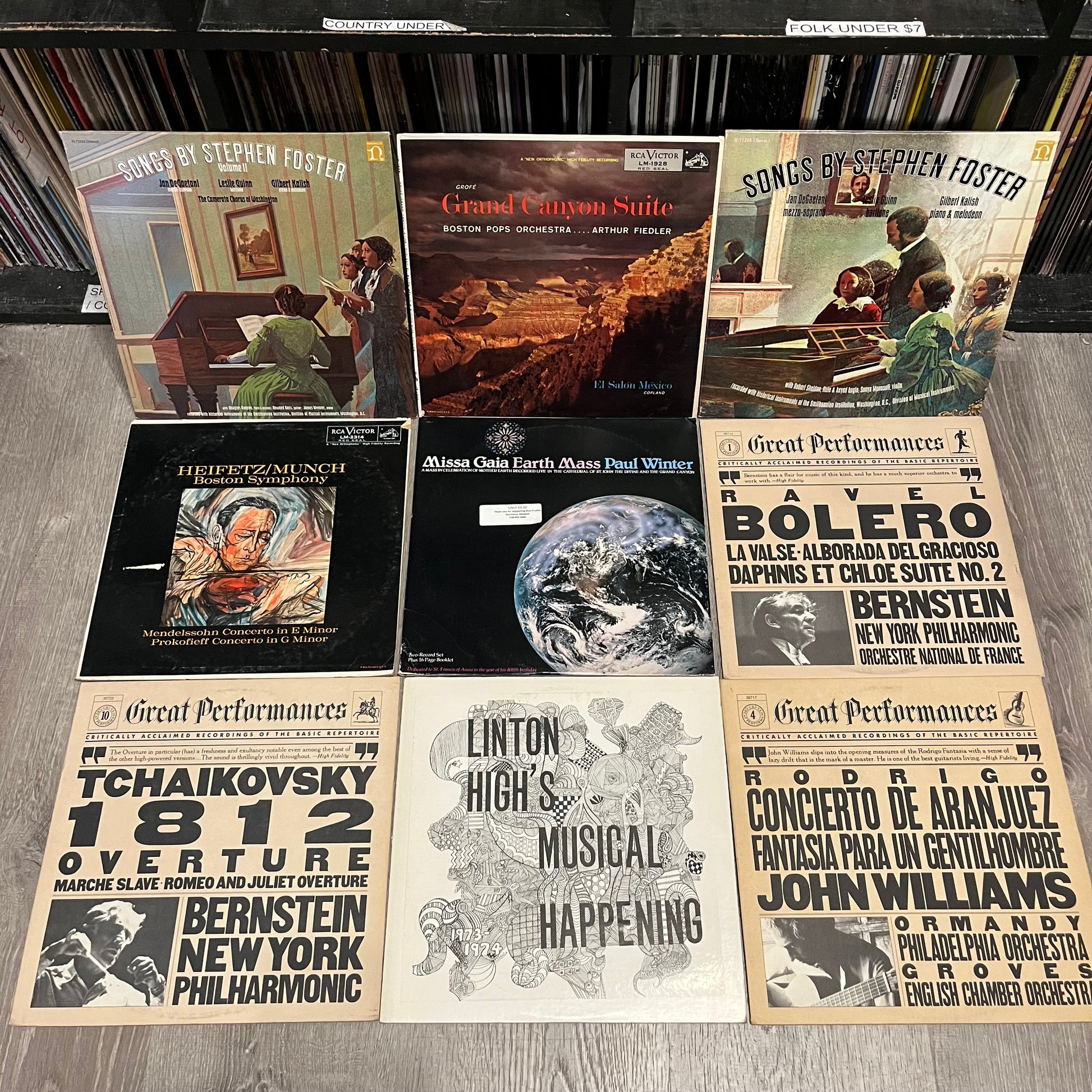 9 CLASSICAL VINYL RECORD LPS *EX-NM* | Excellent (EX) Excellent (EX) - USED