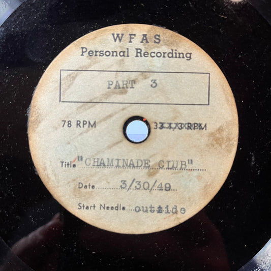 CHAMINADE CLUB 3/30/49 (78RPM 12" RECORD) | Excellent (EX) Generic - USED