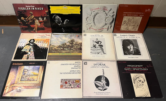 Various - 14 CLASSICAL VINYL RECORD ALBUMS (LISTED & GRADED) | Excellent (EX) Excellent (EX) - USED