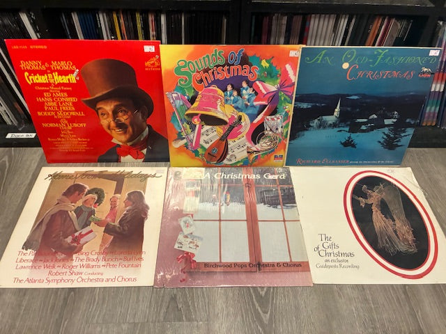 6 HOLIDAY/CHRISTMAS VINYL ALBUMS/LOT/COLLECTION | Very Good Plus (VG+) Very Good Plus (VG+) - USED