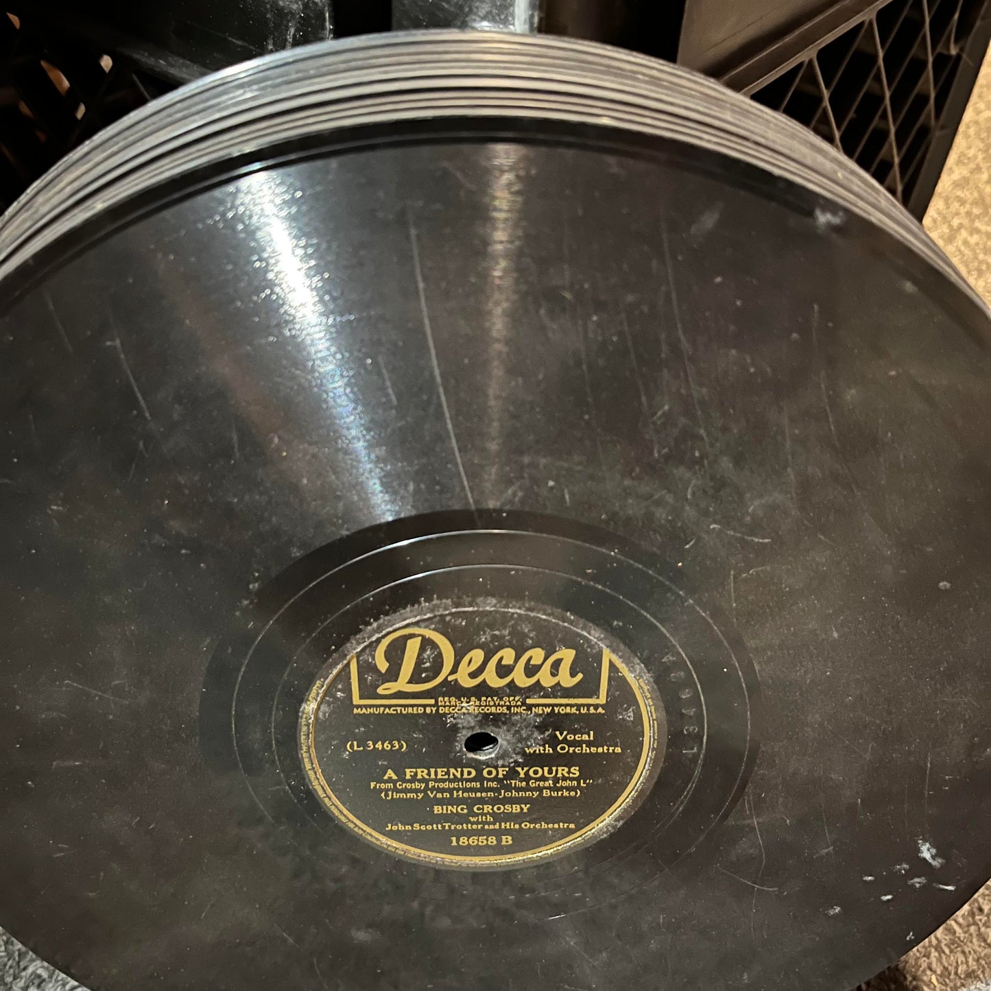 (12) 78 RPM COLLECTION/LOT 10" RECORDS | - USED