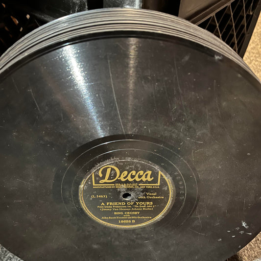(12) 78 RPM COLLECTION/LOT 10" RECORDS | - USED