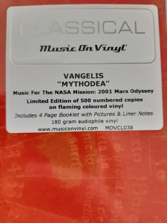 Mythodea (Music For The NASA Mission: 2001 Mars Odyssey) | Mint (M) Mint (M) - CLASSICAL *COLOR*