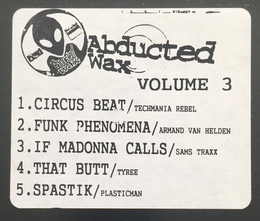 Various Abducted Wax Volume 3 Not On Label 12" Good Plus (G+) Generic