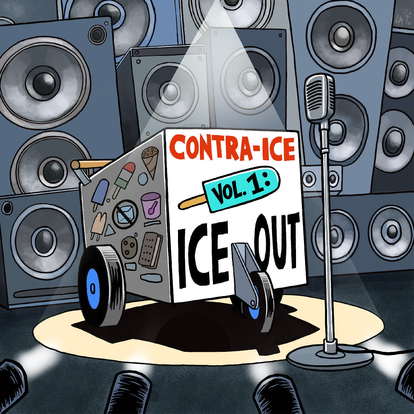 Various Artists - Contra-Ice Vol. 1: Ice Out (Orange/Blue Vinyl) |