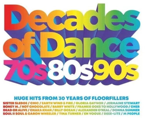 Decades Of Dance: 70s 80s 90s [Import] (3 Cd's) |
