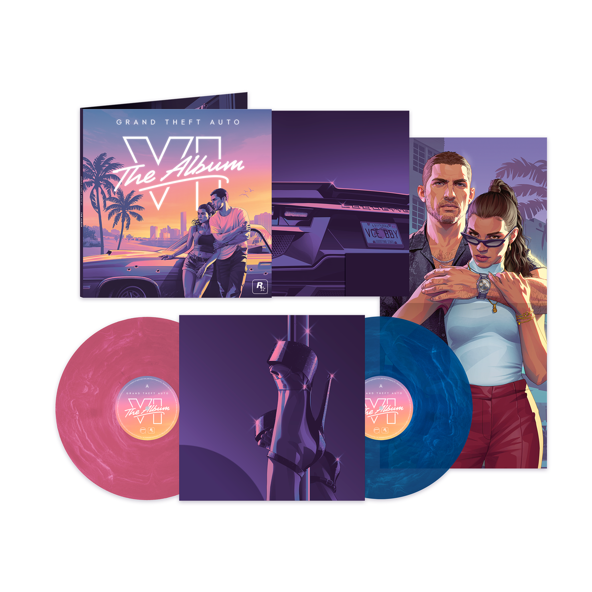 Various Artists - Grand Theft Auto Vi: The Album (Original Soundtrack) (Indie Exclusive) [Pink, Blue Marble] |