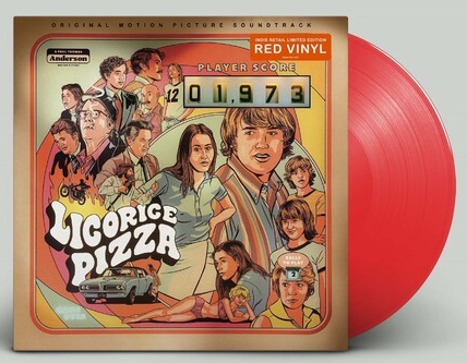 Licorice Pizza (Original Motion Picture Soundtrack) (Limited Edition, Indie Exclusive, Red Colored Vinyl) (2 Lp's) |