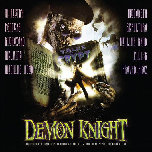 Various Artists - Tales From The Crypt Presents: Demon Knight—Original Motion Picture Soundtrack (Blue & White Cryptkeeper Halloween Splatter Vinyl) |