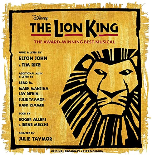 The Lion King: Original Broadway Cast [Yellow/Black Splatter 2 LP] |