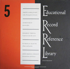Various Band Program 5 Educational Record Reference Library, Educational Record Reference Library LP Very Good Plus (VG+) Near Mint (NM or M-)