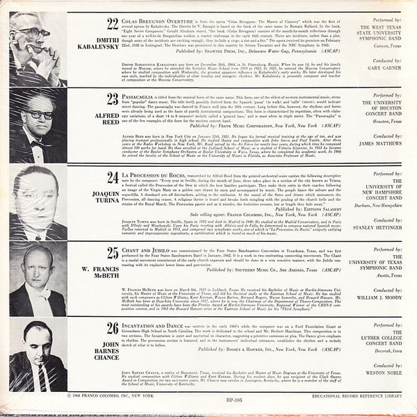 Band Program 5 | Very Good Plus (VG+) Near Mint (NM)