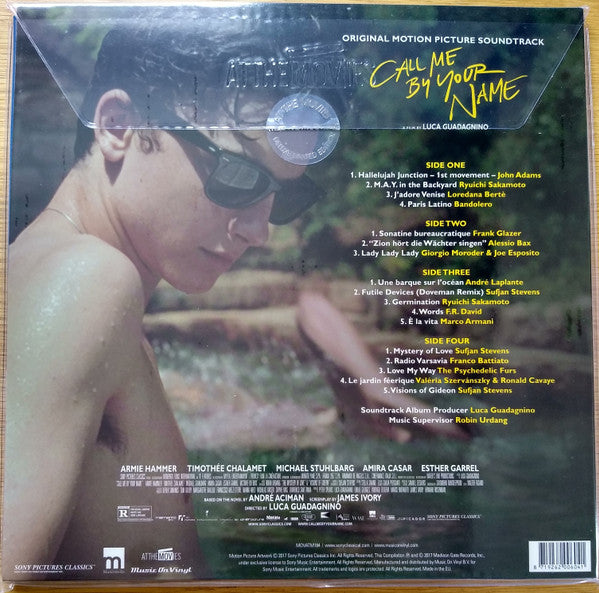 Various Call Me By Your Name (Original Motion Picture Soundtrack) Music On Vinyl, Sony Pictures Classics, Masterworks (3) 2xLP, Album, RE, 180 Mint (M) Mint (M)