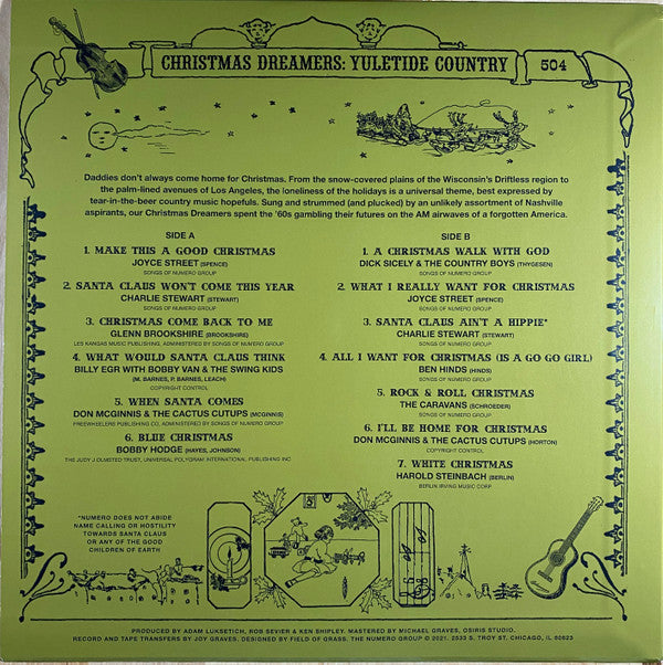 Various Christmas Dreamers: Yuletide Country 1960-1972 Numero Group, Numero Group LP, Comp, Red Mint (M) Mint (M)