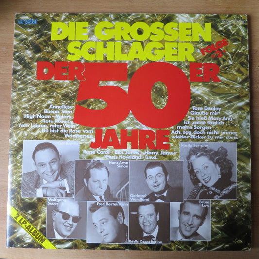 Various Die Grossen Schlager Der 50er Jahre Folge 2 Crystal (5) 2xLP, Comp, Gat Very Good Plus (VG+) Generic