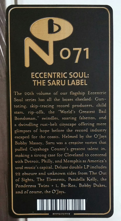 Eccentric Soul: The Saru Label | Mint (M) Mint (M)