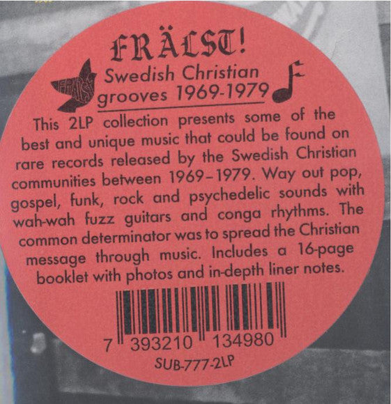 Various Frälst! A Selection Of Swedish Christian Grooves 1969-1979 Subliminal Sounds 2xLP, Album, Comp, Ltd, RM Mint (M) Mint (M)