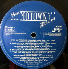 Various From Motown With Love K-Tel 2xLP, Comp Near Mint (NM or M-) Near Mint (NM or M-)