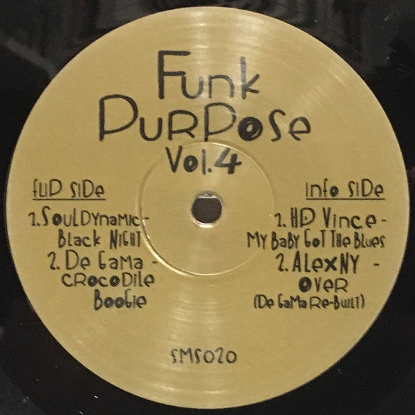 Various Funk Purpose Vol. 4 Samosa Records 12" Mint (M) Mint (M)