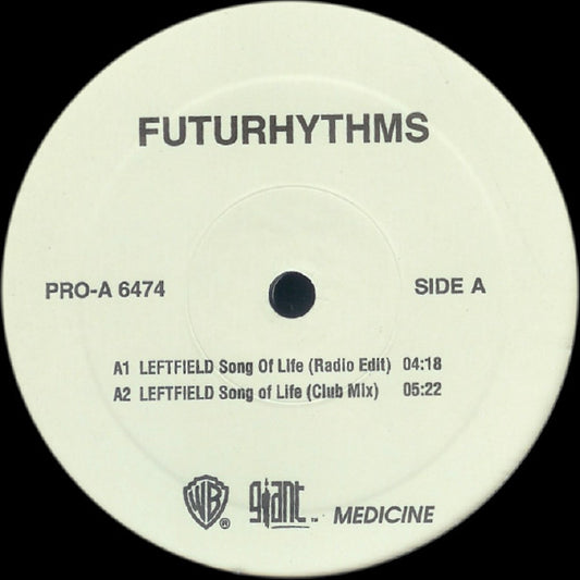 Various Futurhythms (Album Sampler) Warner Bros. Records, Giant Records, The Medicine Label 12", Promo, Smplr Near Mint (NM or M-) Very Good Plus (VG+)