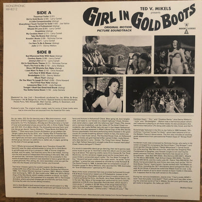 Girl In Gold Boots ~ Original Motion Picture Soundtrack | Mint (M) Mint (M)