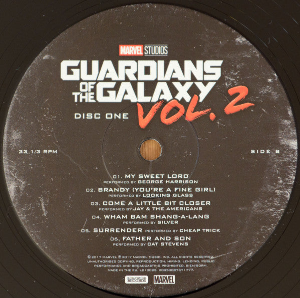 Guardians of the Galaxy Vol. 2 | Mint (M) Mint (M) - SOUNDTRACK *SEALED*