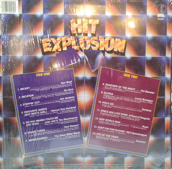 Various Hit Explosion K-Tel LP, Comp, 74 Near Mint (NM or M-) Very Good (VG)