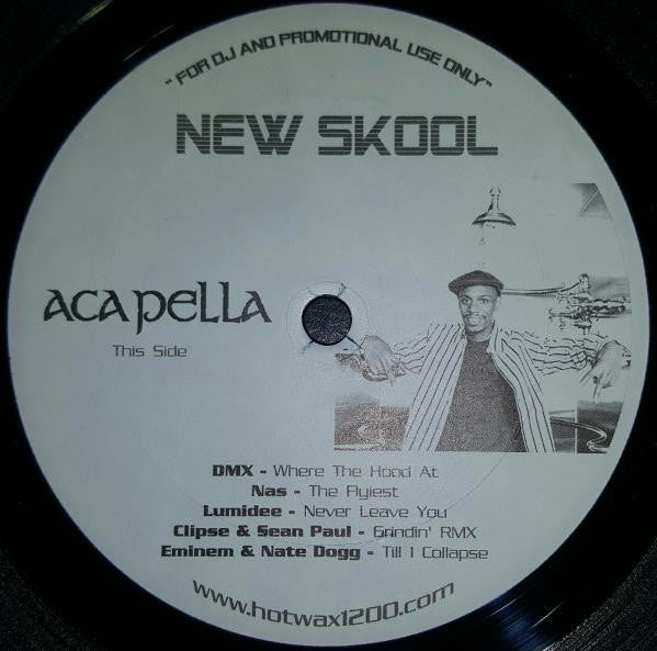 Various New Skool Acapella Hot Wax Records (2) 12", Comp Near Mint (NM or M-) Generic